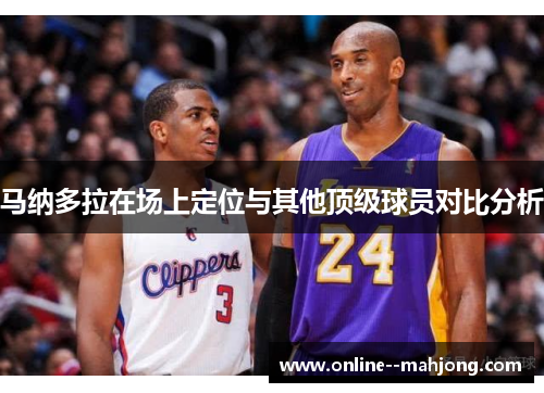 马纳多拉在场上定位与其他顶级球员对比分析